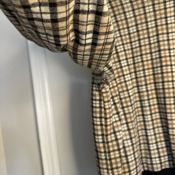 VTG 90’s Glen gate Windbreaker Lined Golf Pullover. Beige/cream/black Paid. XL. - Picture 4 of 11